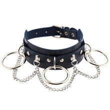 Load image into Gallery viewer, Leather Choker collar