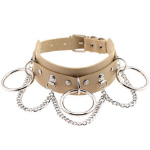 Load image into Gallery viewer, Leather Choker collar