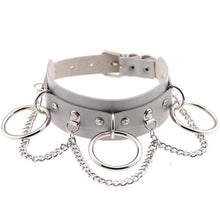 Load image into Gallery viewer, Leather Choker collar