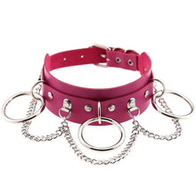 Load image into Gallery viewer, Leather Choker collar