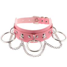 Load image into Gallery viewer, Leather Choker collar