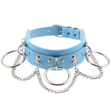 Load image into Gallery viewer, Leather Choker collar