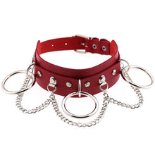 Load image into Gallery viewer, Leather Choker collar