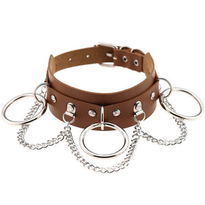 Leather Choker collar