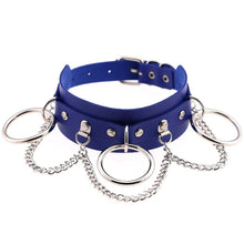 Load image into Gallery viewer, Leather Choker collar