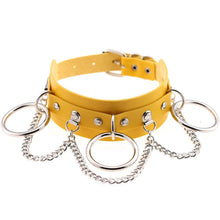 Load image into Gallery viewer, Leather Choker collar